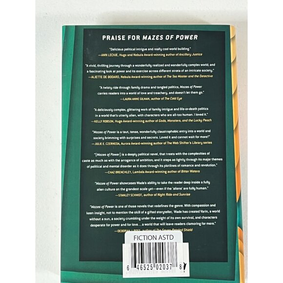 Mazes of Power by Juliette Wade Hardcover Sci Fi Novel Book 1 Broken Trust - Picture 6 of 6